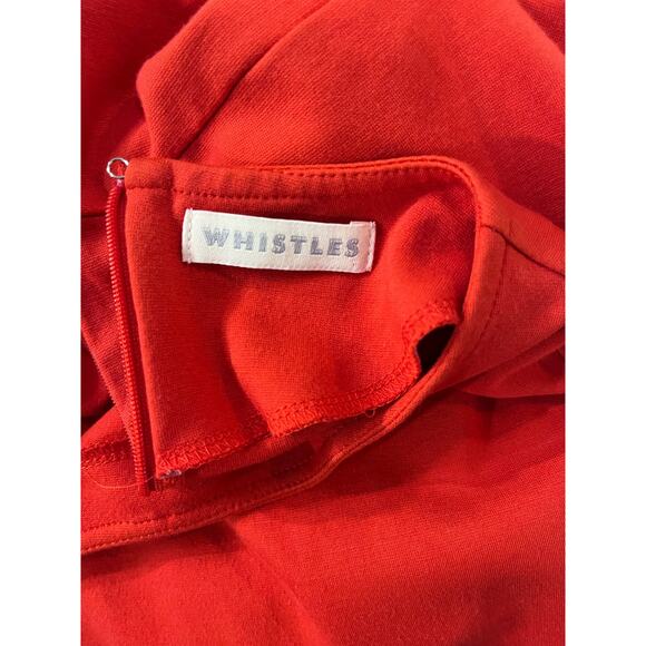 Whistles Red Pockets Stretch Sheath Dress‎ Sz US 4 - Picture 8 of 12